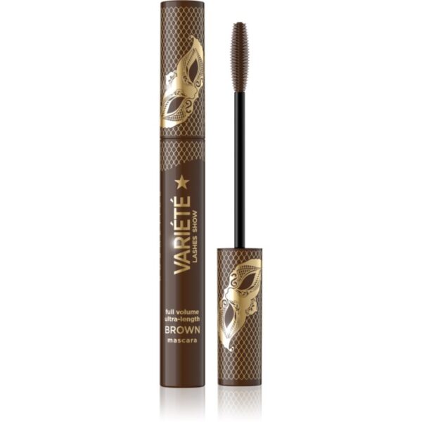 Eveline Cosmetics Variété Lashes Show mascara pentru volum si definirea genelor culoare Brown 10 ml-Țena