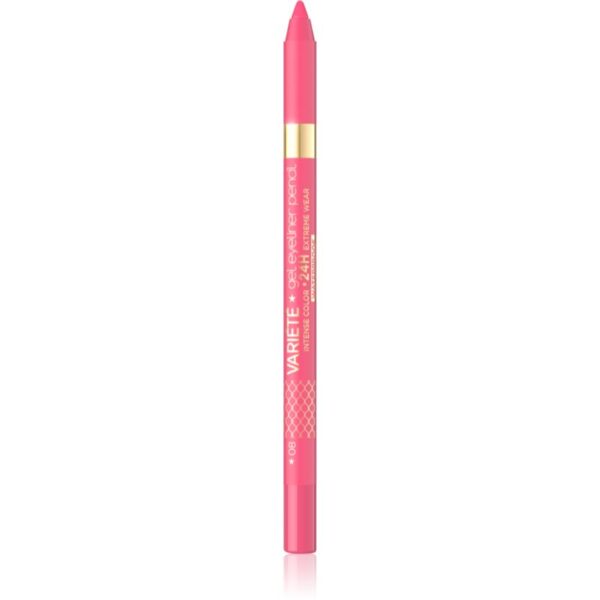 Eveline Cosmetics Variété eyeliner gel rezistent la apă culoare 09 Pink 1 buc-ro