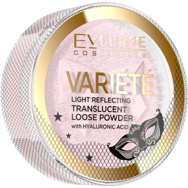 Eveline Cosmetics Variété pudra pulbere transparentă cu aplicator 6 g-Țena
