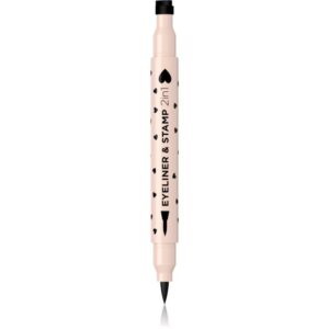 Eveline Cosmetics Variété tuș multifuncțional pentru ochi 2 in 1 tip Heart 1 buc-ro