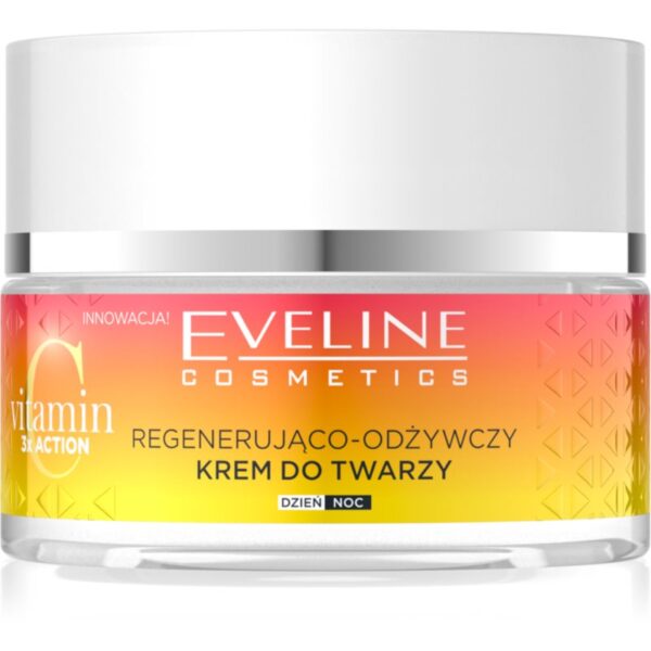 Eveline Cosmetics Vitamin C 3x Action crema regeneratoare si hranitoare 50 ml-Țena