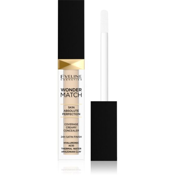 Eveline Cosmetics Wonder Match Corector cremos 24 de ore culoare 01 Light Neutral 7 ml-Țena