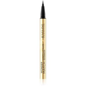 Eveline Cosmetics Wonder Match eyeliner rezistent la apa culoare Black 1 buc-ro