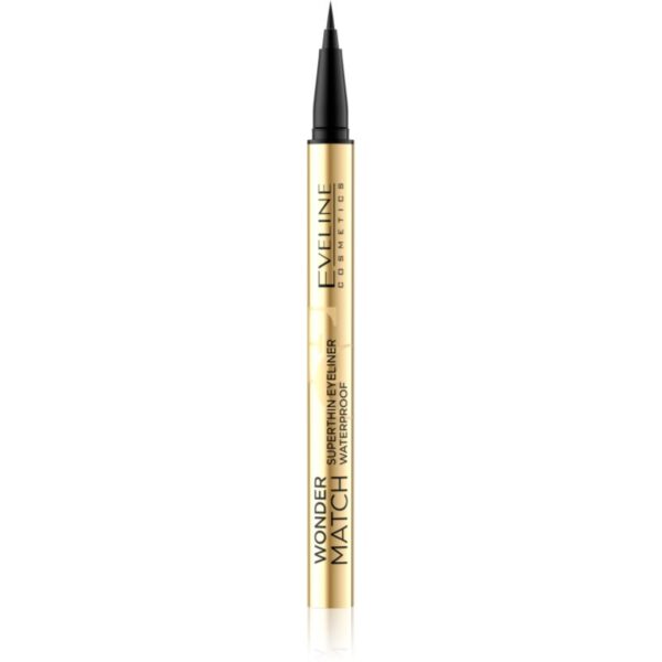 Eveline Cosmetics Wonder Match eyeliner rezistent la apa culoare Black 1 buc-ro