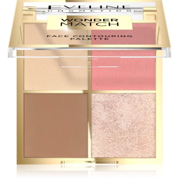 Eveline Cosmetics Wonder Match paleta pentru fata multifunctionala 4 in 1 culoare 02 10