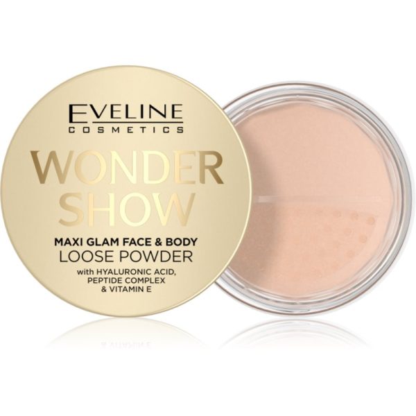 Eveline Cosmetics Wonder Show pudra pentru stralucire pentru fata si corp Maxi Glam 6 g-ro