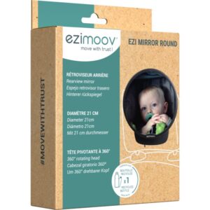 Ezimoov EZI MIRROR ROUND Eco friendly oglinda pentru mașină 19 cm 1 buc-ro