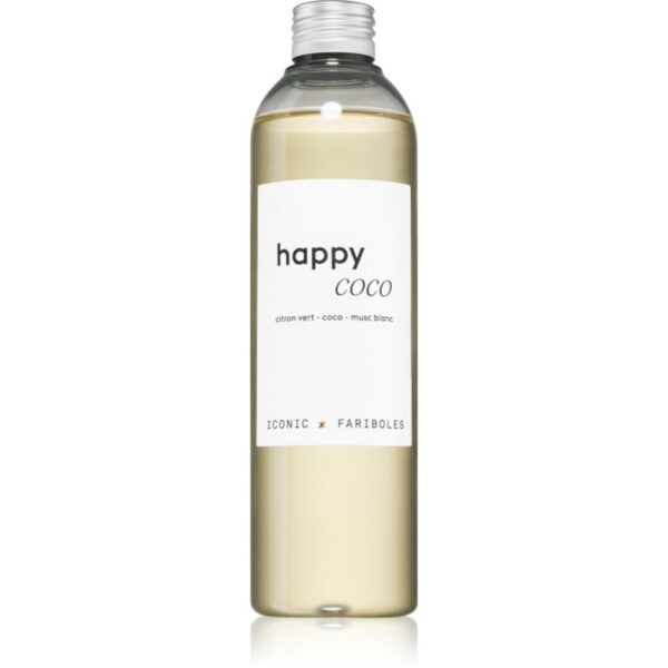 FARIBOLES Iconic Happy Coco reumplere în aroma difuzoarelor 250 ml-Țena