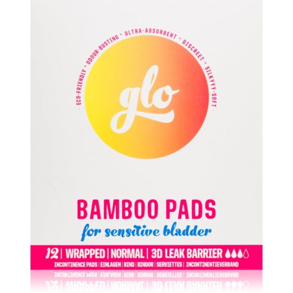 FLO GLO Bamboo Normal absorbante pentru incontinență cu aripioare 12 buc-Țena