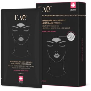 FOREO FAQ™ Microneedling Anti-Wrinkle plasture antirid pentru frunte cu acid hialuronic 3 buc-Țena