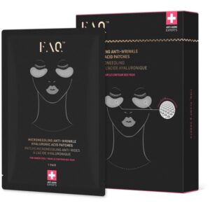 FOREO FAQ™ Microneedling Anti-Wrinkle plasture antirid pentru zona de sub ochi cu acid hialuronic 3x2 buc-Țena