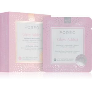 FOREO UFO™ Glow Addict masca pentru albirea tenului 6 buc-Țena