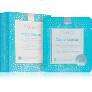 FOREO UFO™ Matte Maniac masca de fata pentru curatare 6 buc-Țena