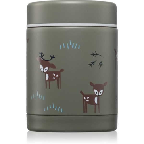 FRESK Food Jar termos pentru mâncare Deer Olive 300 ml-Țena