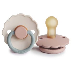 FRIGG Daisy Size 1:0-6 months suzetă Blush/Cotton candy 2 buc-ro