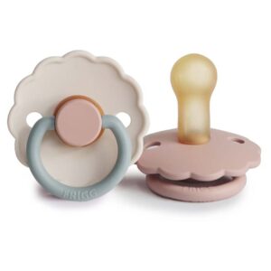 FRIGG Daisy Size 2:6-18 months suzetă Blush/Cotton candy 2 buc-ro