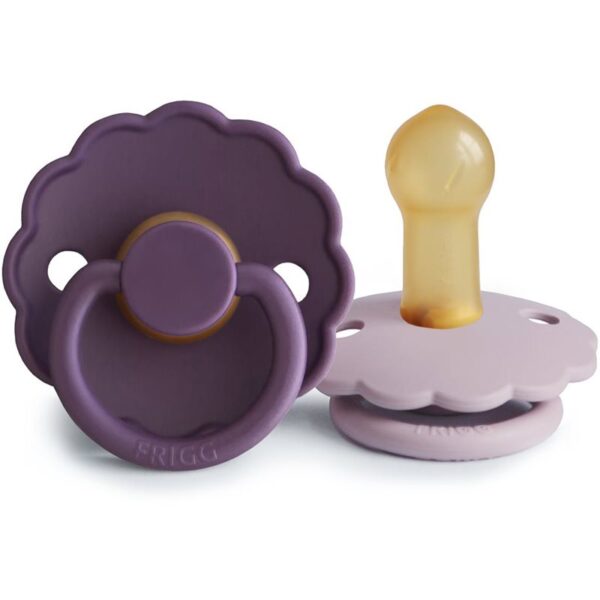 FRIGG Daisy Size 2:6-18 months suzetă Violet Dream/Soft Lilac 2 buc-Țena