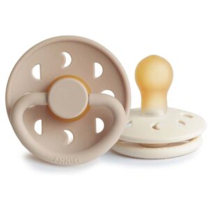 FRIGG Moon Phase Size 1:0-6 months suzetă Cream/Croissant 2 buc-ro