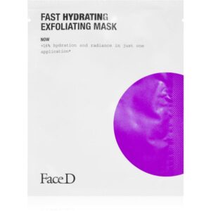 Face D Fast Hydrating mască textilă exfoliantă 17 ml-Țena