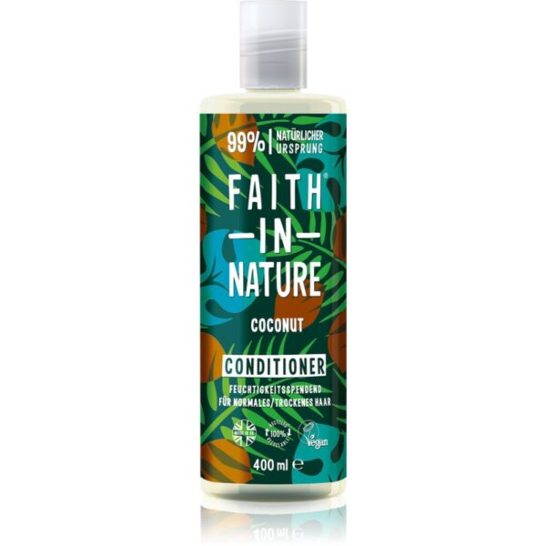 Faith In Nature Coconut balsam hidratant pentru par normal spre uscat 400 ml-Țena