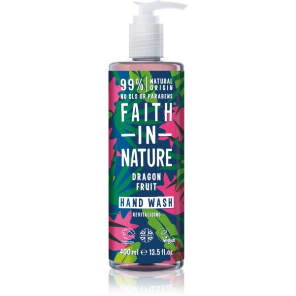 Faith In Nature Dragon Fruit Săpun natural pentru mâini cu efect revitalizant 400 ml-ro