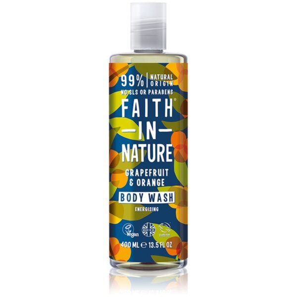 Faith In Nature Grapefruit & Orange Gel de duș energizant 400 ml-ro