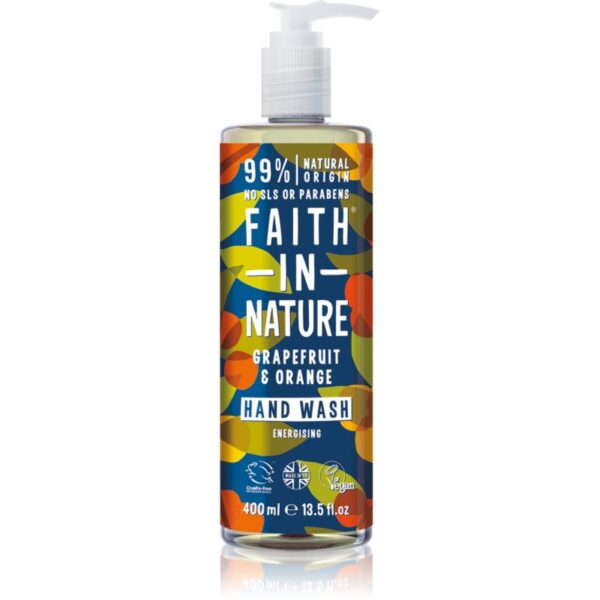 Faith In Nature Grapefruit & Orange Săpun natural pentru mâini 400 ml-Țena