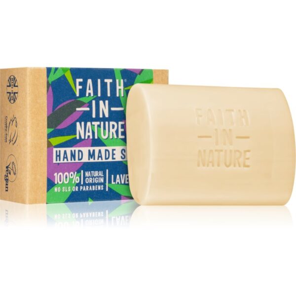 Faith In Nature Hand Made Soap Lavender Sapun natural cu esente de lavanda 100 g-ro