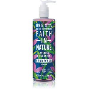 Faith In Nature Lavender & Geranium Săpun natural pentru mâini cu esente de lavanda 400 ml-ro