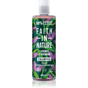 Faith In Nature Lavender & Geranium sampon natural pentru par normal spre uscat 400 ml-ro