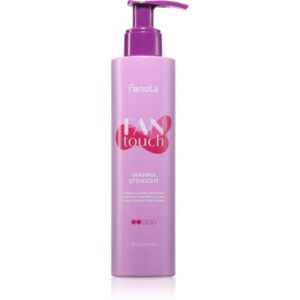 Fanola FAN touch Wanna Straight cremă pentru netezirea părului anti-electrizare 200 ml-Țena