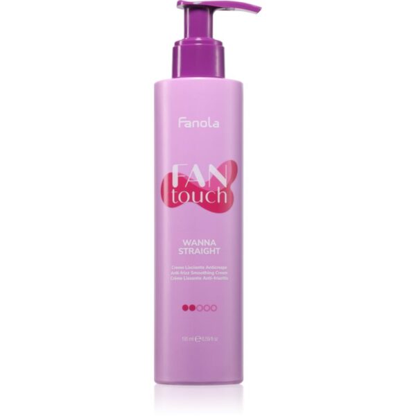 Fanola FAN touch Wanna Straight cremă pentru netezirea părului anti-electrizare 200 ml-Țena