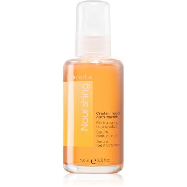 Fanola Nourishing Cristalli Liquidi ser ulei pentru păr uscat și deteriorat 100 ml-Țena