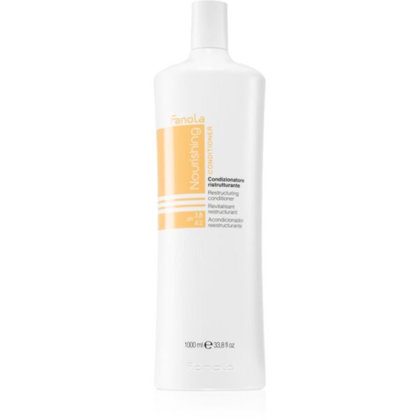 Fanola Nourishing balsam hranitor pentru păr uscat și deteriorat 1000 ml-Țena