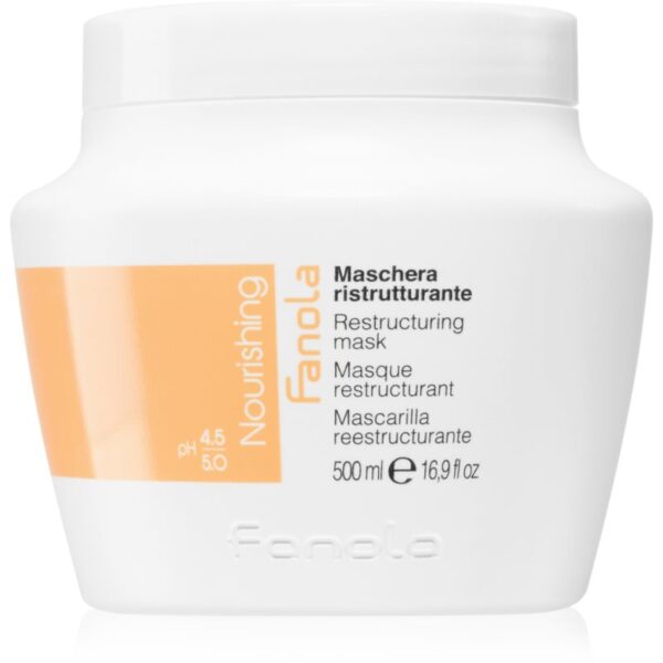 Fanola Nourishing masca hranitoare pentru păr uscat și deteriorat 500 ml-Țena
