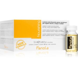 Fanola Nourishing ser cu hidratare intensiva pentru păr uscat și deteriorat 12x12 ml-ro