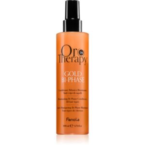 Fanola Oro Therapy Gold Bi-Phase balsam fara clatire in 2 faze 200 ml-ro
