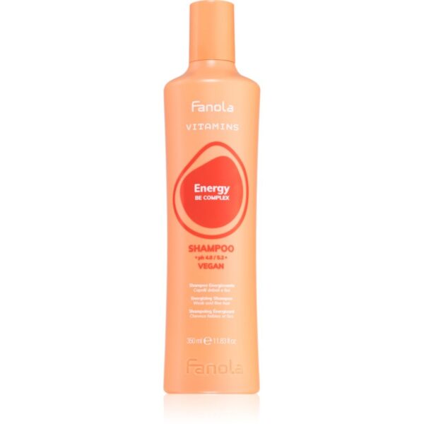 Fanola Vitamins Energizing Shampoo sampon energizant pentru părul slab cu tendință de cădere 350 ml-Țena