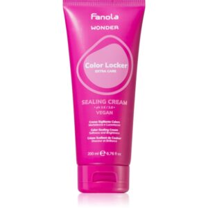 Fanola Wonder Color Locker Extra Care Sealing Cream cremă pentru netezirea părului pentru păr vopsit 200 ml-Țena