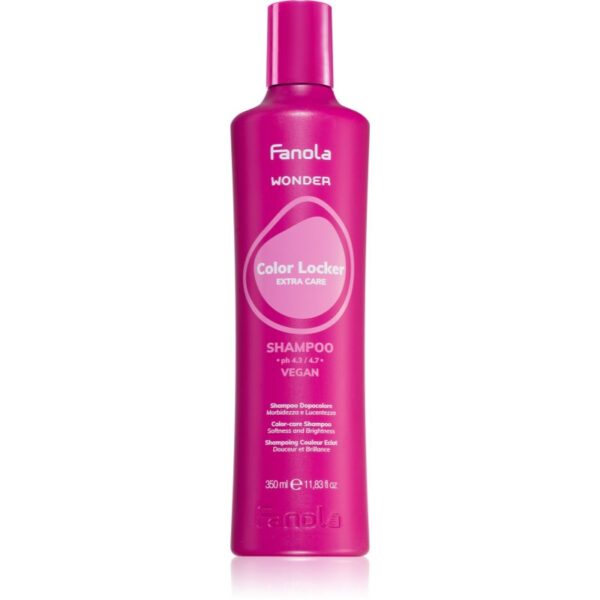 Fanola Wonder Color Locker Extra Care Shampoo sampon pentru stralucirea si tonifierea parului vopsit 350 ml-Țena