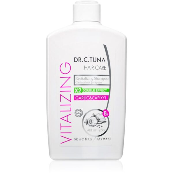 Farmasi Dr. C. Tuna Garlic & Capixyl șampon regenerator pentru par fin