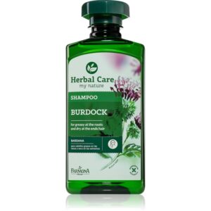Farmona Herbal Care Burdock Sampon pentru scalp gras si fire de par cu terminatii uscate 330 ml-ro