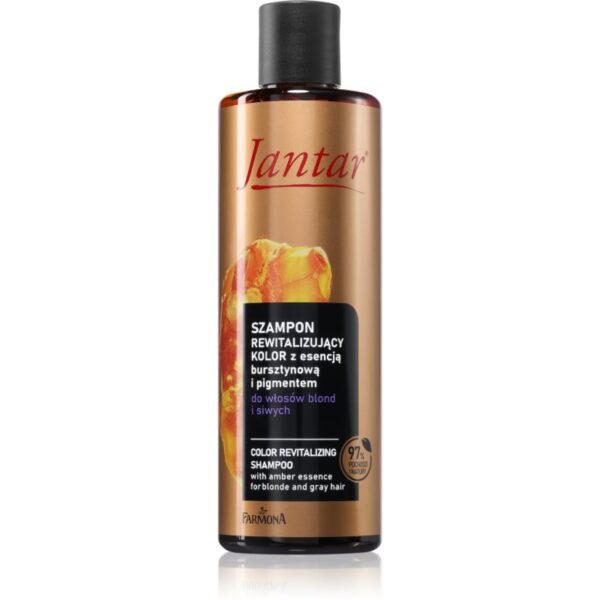 Farmona Jantar Amber Essence sampon revitalizant pentru părul blond şi gri 300 ml-ro