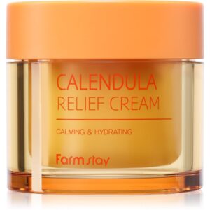 Farmstay Calendula crema de zi cu efect calmant 80 ml-Țena