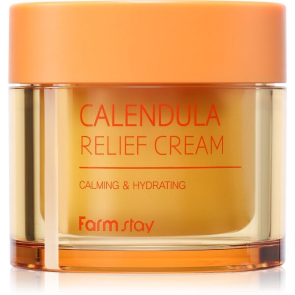 Farmstay Calendula crema de zi cu efect calmant 80 ml-Țena