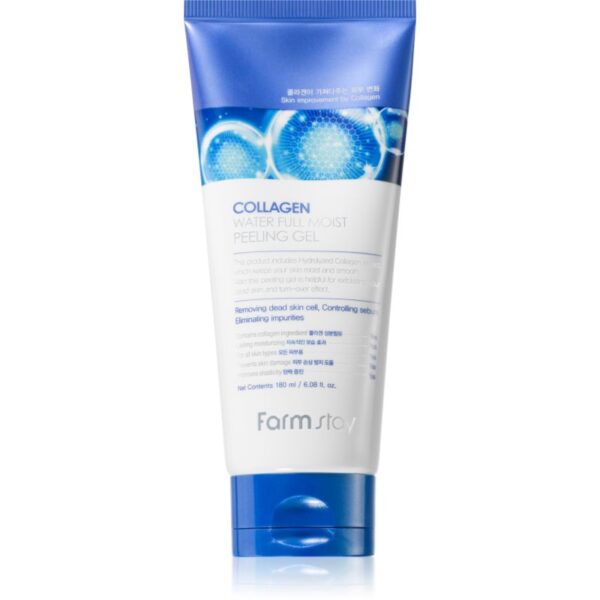 Farmstay Collagen Water Full Moist gel exfoliant 180 ml-Țena