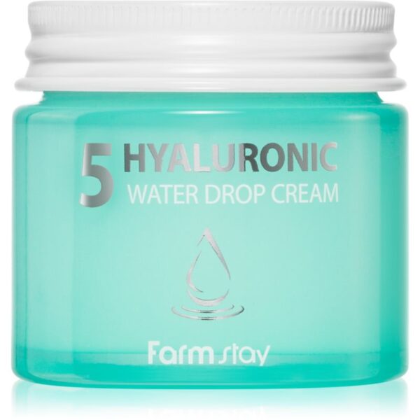 Farmstay Hyaluronic Water Drop Cream cremă pentru față cu acid hialuronic 80 ml-Țena