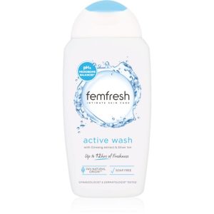 Femfresh Active Lotiune pentru spalare cu efect catifelant pentru igiena intima 250 ml-Țena