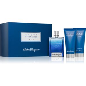 Ferragamo Acqua Essenziale Blu set cadou pentru bărbați-Țena