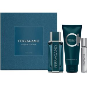 Ferragamo Intense Leather set cadou pentru bărbați-ro